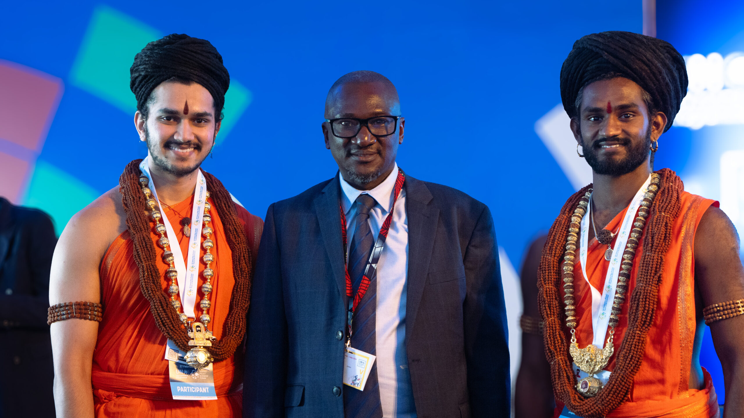 The KAILASA delegation at the UN Environment Assembly